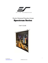 Elite Screens Spectrum Series Electric Motorized Projection Screen User guide