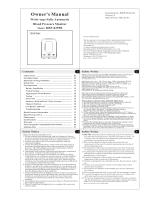 Sejoy DBP-8299B Wrist Type Fully Automatic Blood Pressure Monitor Owner's manual