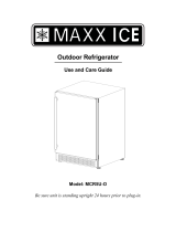 Maxx Cold MCR5U-O Installation guide