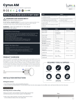 Lumos CONTROLS Cyrus AM AC Powered Wireless Microwave Motion and Light Sensor User guide