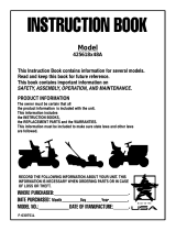 Simplicity 18.0HP LAWN TRACTOR WITH FREE CART User manual