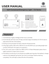 Sunny CU Series Self Contained Emergency Light User manual