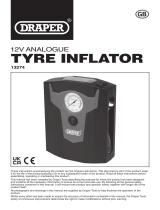 Draper 13274 12V Analogue Tyre Inflator User manual