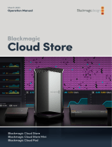 Blackmagic Cloud Store  User manual