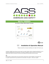 AGS 1000SW+ Gas Electric and Water Utility Isolation Controller User manual