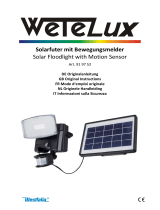 Wetelux 91 97 52 Solar Floodlight User manual