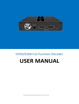 KILOVIEW D350/D260 Full Function Decoder User manual