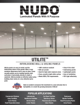 NUDO UTILITE Interlocking Wall and Ceiling Panels User manual