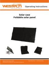 WESTECH Solarcoffer 130W Solar Case Foldable Solar Panel User manual