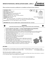 Lumena LRPC12 Light Control Switch Installation guide