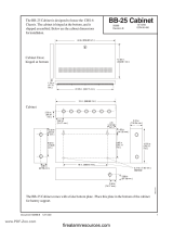 Notifier BB-25 Cabinet Operating instructions