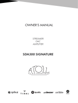 Atoll SDA300 Signature Streamer DAC Amplifier Owner's manual
