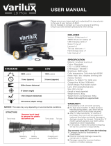 Varilux LD Max 2600 Lumen Rechargeable Dive Torch User manual
