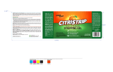 Citristrip QCSG801 User guide