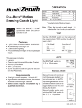HeathZenith SL-4541-BK-A DualBrite Motion Sensing Coach Light User manual