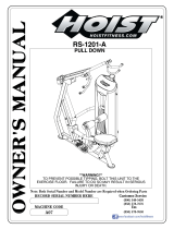 HOIST RS-1201-A PULL DOWN Fitness Owner's manual
