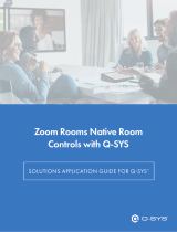 q-sys Zoom Rooms Native Room Controls User guide