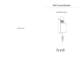 ferm LIVING Argilla Wall Lamp EU Bracket Assembly Manual