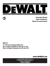 DeWalt DWS715 User manual