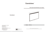 Grandview Cyber Series Manual Pull-down Screen User manual
