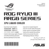 Asus ROG Ryuo III ARGB Series CPU Liquid Cooler User guide