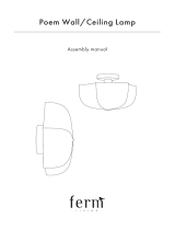ferm LIVING Poem Wall Lamp Assembly Manual