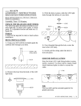 Kenroy Home M11879 Operating instructions