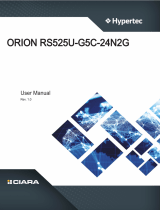 Hypertec ORION RS525U-G5C-24N2G Owner's manual
