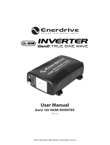 Enerdrive ePOWER 400W True Sine Wave Inverter User manual