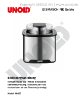 Unold Eismaschine Gelato 1,5 Liter Inhalt, Edelstahl Operating instructions