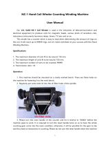 U S SOLID NZ-1 Hand Coil Winder Counting Winding Machine User manual
