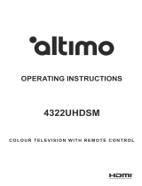 altimo 4322UHDSM Colour Television User manual