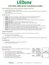 LEDone LOC-SPAL MW Series Outdoor Area Light Installation guide
