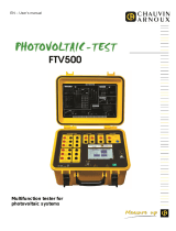 CHAUVIN ARNOUX FTV500 User manual