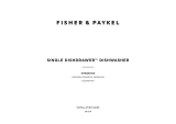 Fisher & Paykel FISHER PAYKEL DD24SHTI9 N Integrated Single Dishwasher Tall Sanitize User guide