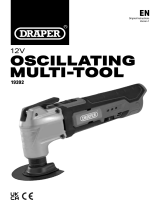 Draper 19392 12V Oscillating Multi Tool User manual