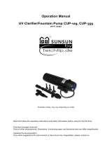 SunSunCUP-129 UV Clarifier-Fountain Pump