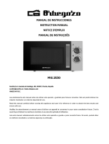 Orbegozo MIG 2530 Microwave User manual