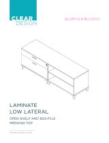CLEAR DESIGN BLLBFV2 36 Inch Laminate Low Box Installation guide