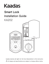 Kaadas KA202 Smart Door Lock Installation guide