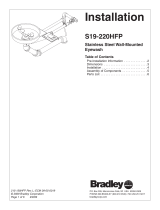 Bradley Corporation S19-220HFP12 Installation guide