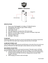 StreetWise SWKNTL Knight Light Alarm Flashlight Operating instructions