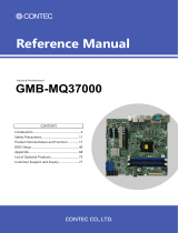 Contec GMB-MQ37000 Reference guide