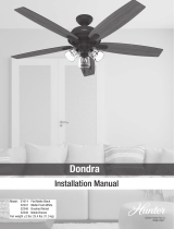Hunter 51614 Dondra User manual
