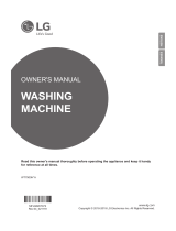 LG WT7900H*A Washing Machine User manual