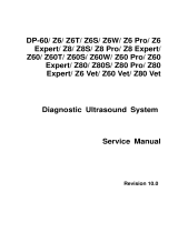 Mindray DP-60, Z60 Service Manual User manual