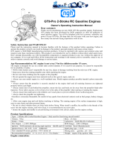 NGH GT9-Pro 2-Stroke RC Gasoline Engines User manual