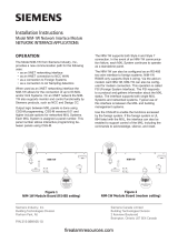 Siemens NIM-1W Network Interface Module User manual