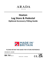 Arada Hoxton Log Store and Pedestal User manual