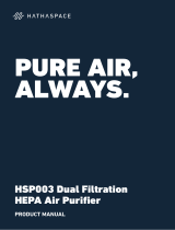 Hathaspace HSP003 Dual Filtration HEPA Air Purifier User manual